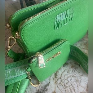 NWT Green Authentic Steve Madden Crossbody